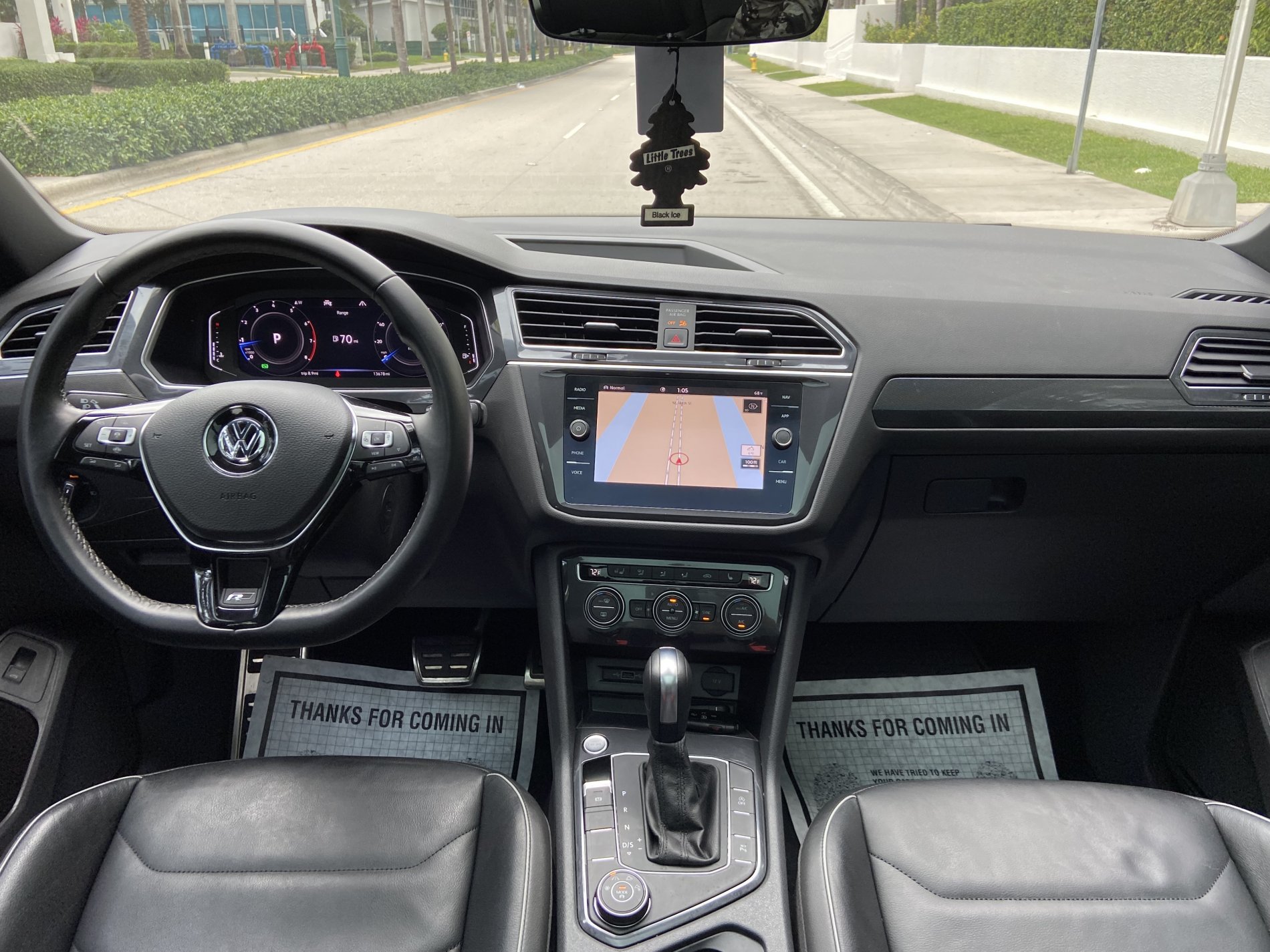 Volkswagen Tiguan Sel R-line 2021 салон 3-рядный пригон в РФ рестайлинг