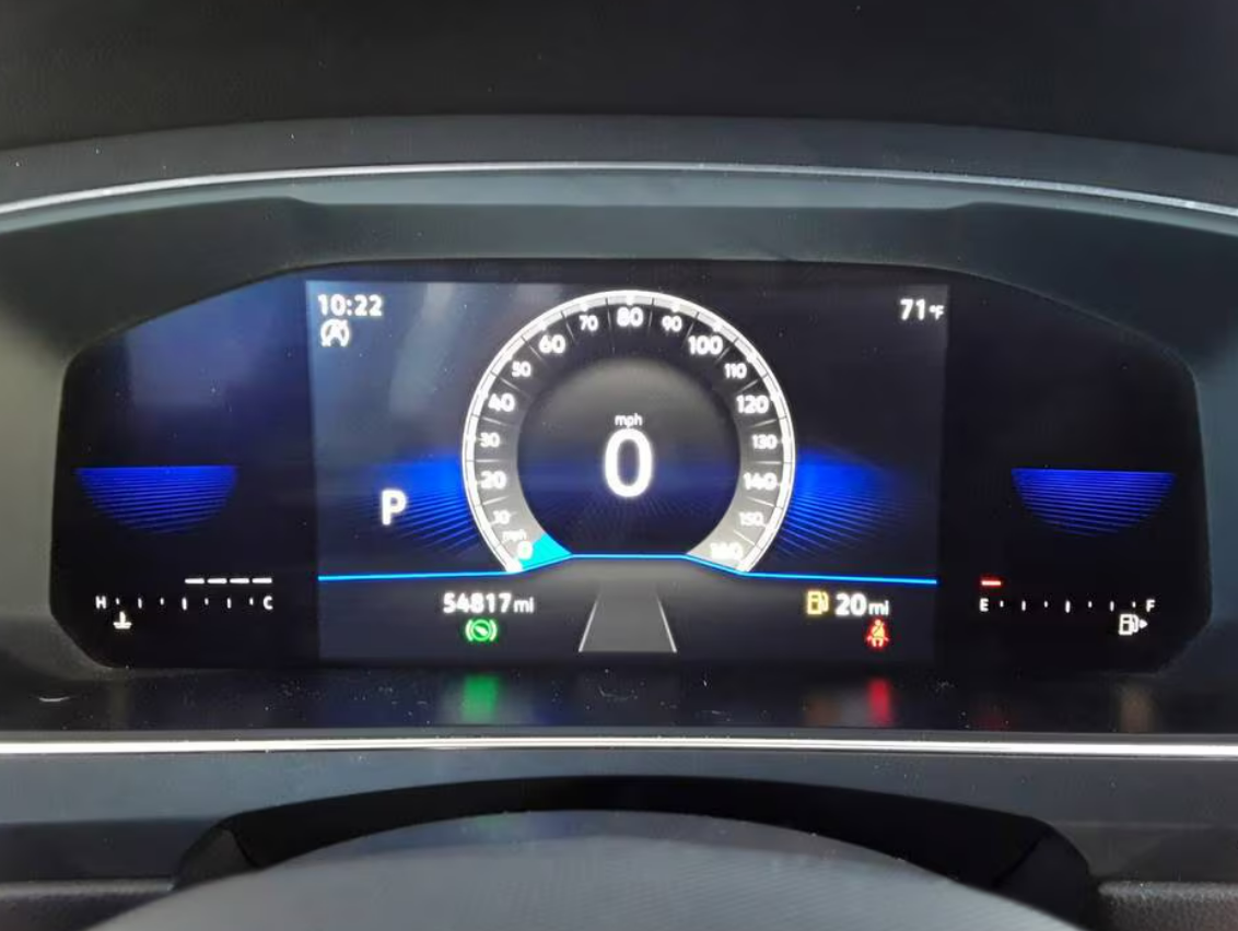 Volkswagen Tiguan S приборная панель американка аукцион copart
