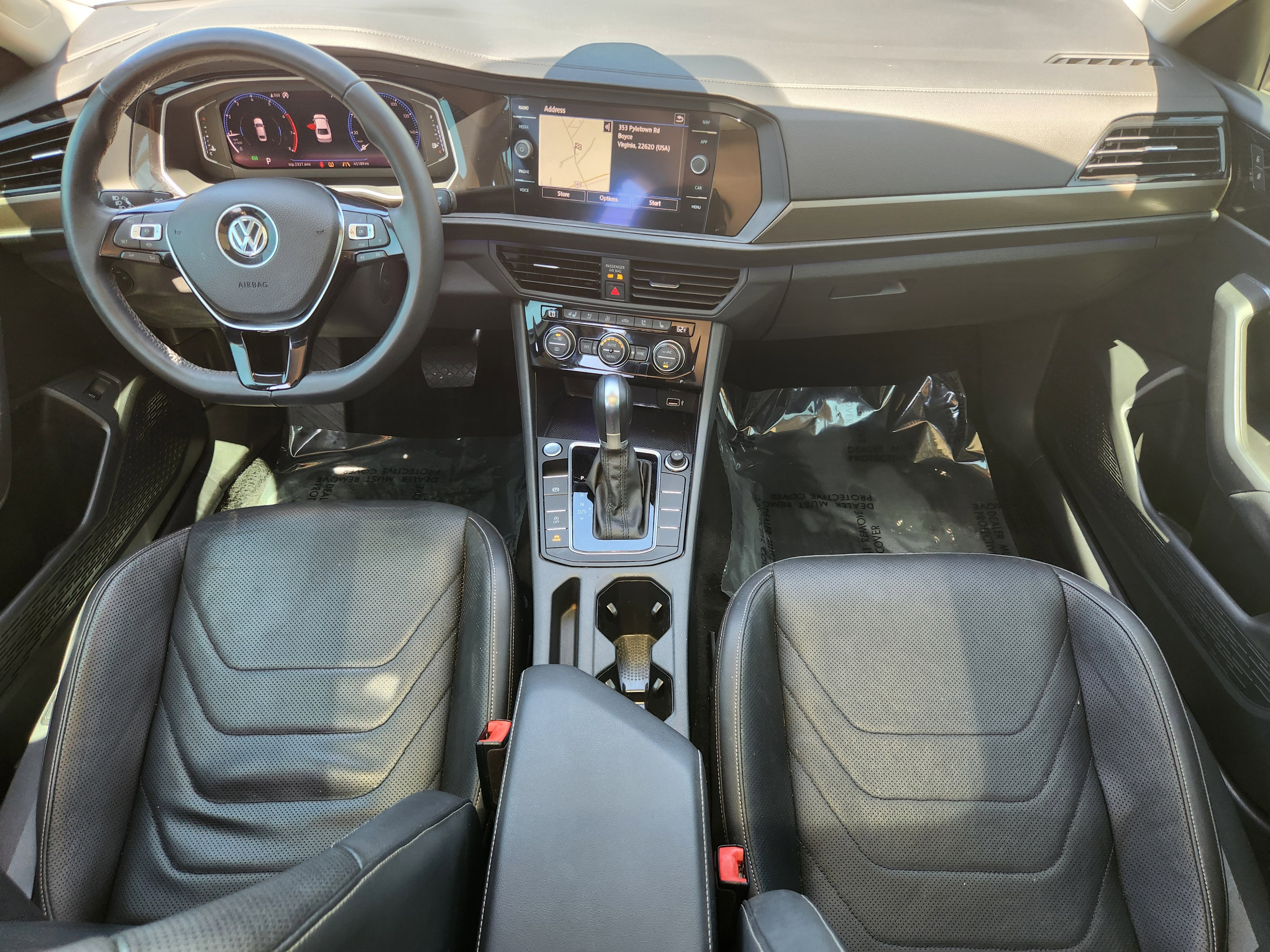 Volkswagen Jetta Sel premium из Грузии в Россию электронная приборная панель