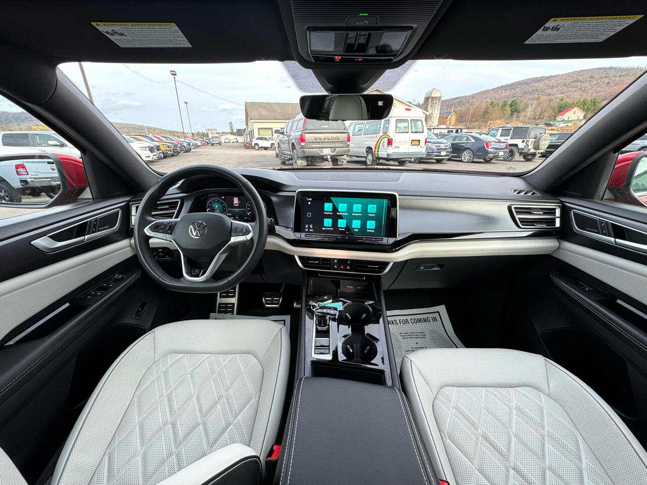Volkswagen Teramont atlas Sel premium r-line из Грузии в Россию панель управления